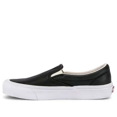 Vans Og Classic Slip-on Vault 'black' In Animal Print