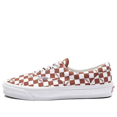 Vans Og Era Lx 'checkerboard Logo - Racing Red' In Multi