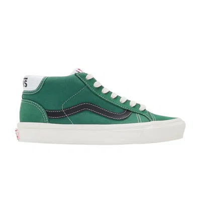 Pre-owned Vans Og Mid Skool 37 'green'