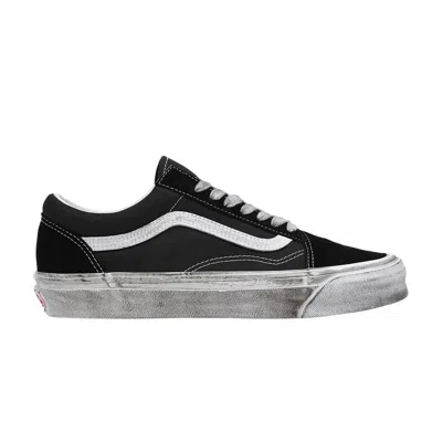 Pre-owned Vans Og Old Skool Lx 'stressed - Black White'
