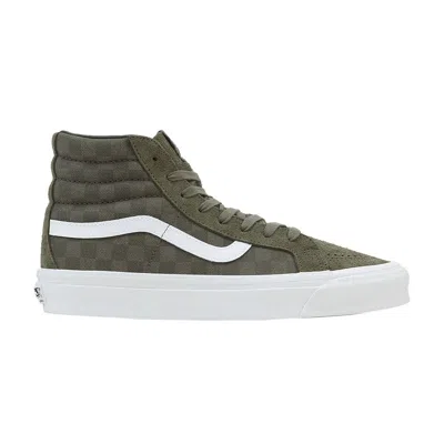 Pre-owned Vans Og Sk8-hi Lx 'checkerboard - Grape Leaf' In Green