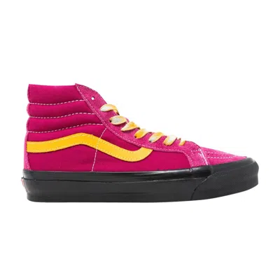 Pre-owned Vans Og Sk8-hi Lx 'hairy Suede - Cerise Apricot' In Pink