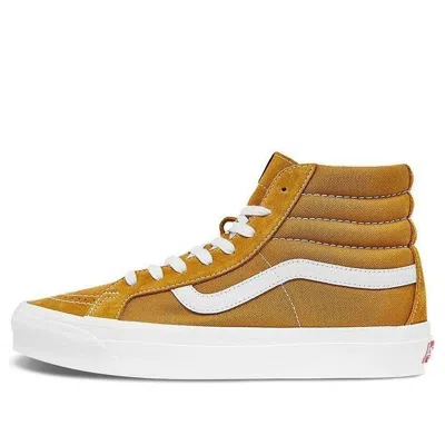 Vans Og Sk8-hi Lx 'pumpkin Spice' In Yellow