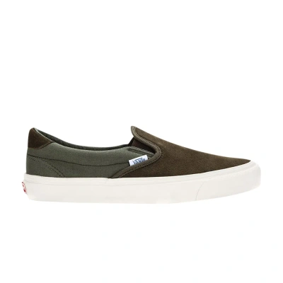 Pre-owned Vans Og Slip-on 59 Lx 'tarmac' In Green