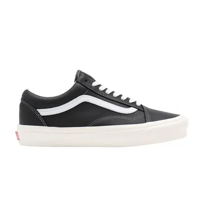 Pre-owned Vans Old Skool 36 Dx 'anaheim Factory - Black Leather'