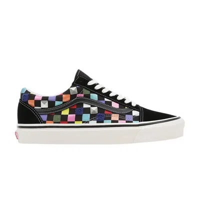 Pre-owned Vans Old Skool 36 Dx 'anaheim Factory - Mix Checkerboard' In Black