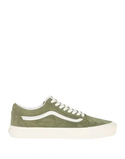 Vans Old Skool 36 Dx Man Sneakers Military Green Size 8.5 Soft Leather