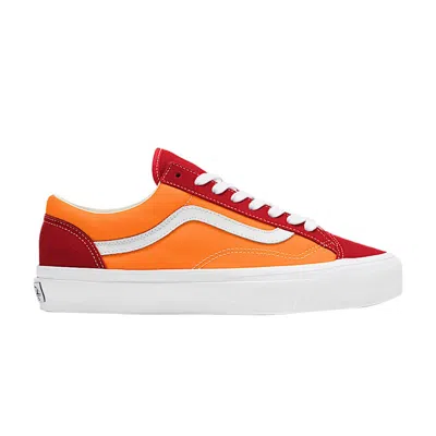 Pre-owned Vans Old Skool 36 Lx 'racing Red Oriole Orange' | Men's Size 10
