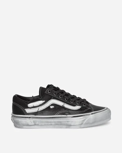 Vans Old Skool 36 Vibram Distressed Sneakers Silver In Black