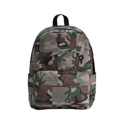 Pre-owned Vans Old Skool Backpack 'aluminum' | Brown | Men's Size Onesize