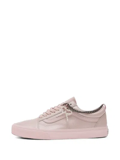 Vans Old Skool Bead-embellished Side-stripe Sneakers In Pink
