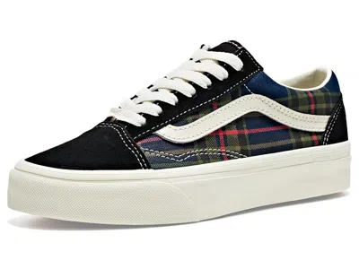 Vans Old Skool (big Kid) Kids Shoes Plaid Black/multi: 6.5 Big Kid M, Canvas/suede