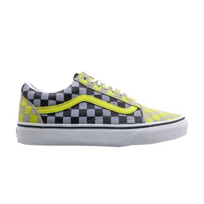 Pre-owned Vans Old Skool 'black Yellow Checkerboard' In Multi-color