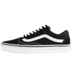 VANS VANS OLD SKOOL CANVAS TRAINERS BLACK