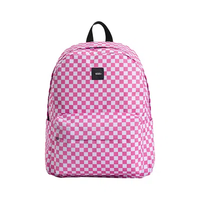 Pre-owned Vans Old Skool Checkerboard Backpack 'fizz Pink' | Men's Size Onesize