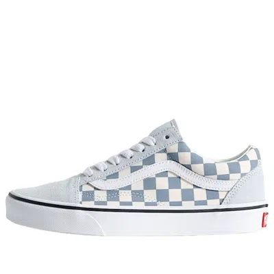 Vans Old Skooltm Skate Shoes Checkerboard Dawn Mist : In White