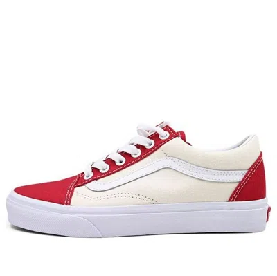 Vans Old Skool 'classic Sport - Chili Pepper' In White