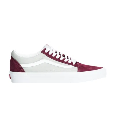 Pre-owned Vans Old Skool 'classic Sport - Port Royale Mineral Grey' In Red