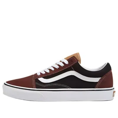 Vans Old Skool 'color Block - Black Brown' In Animal Print