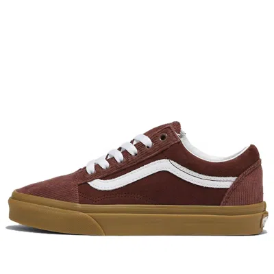 Vans Old Skool Corduroy 'redbrown' In Brown