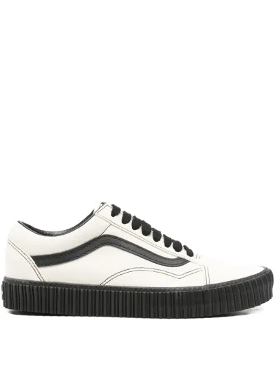 Vans Old Skool Creeper Grunge Sneakers In White