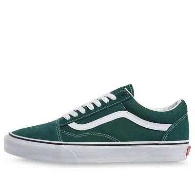 VANS VANS OLD SKOOL DARK GREEN UNISEX 'GREEN WHITE'