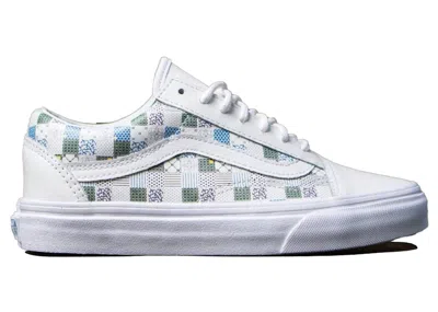Pre-owned Vans Old Skool Dx Tiles (women's) Sneakers In White