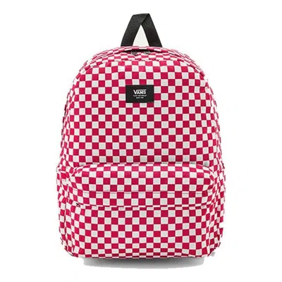 Vans Old Skool H2o Check Backpack 'chili Pepper Checkerboard' In Multi