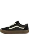 Vans Black Polyester Sneaker In Black