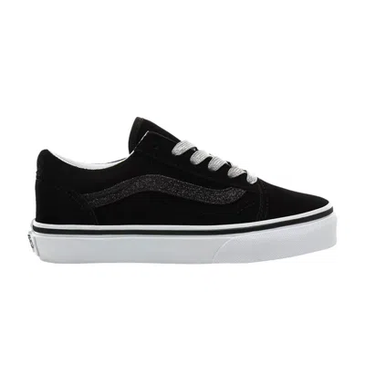 Pre-owned Vans Old Skool Kids 'glitter Sidestripe - Black' | Kid's Size 12