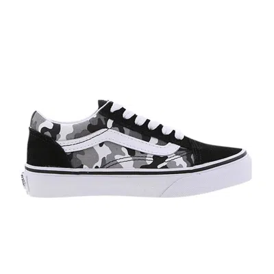 Pre-owned Vans Old Skool Kids 'primary Camo' | Black | Kid's Size 3