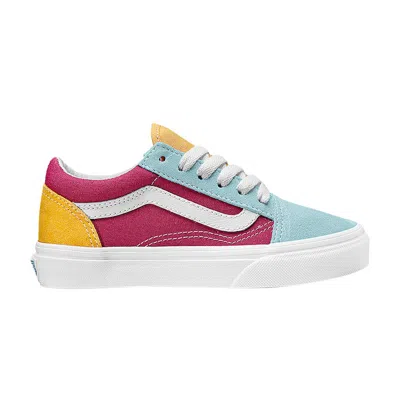 Pre-owned Vans Old Skool Kids 'retro Rainbow' | Multi-color | Kid's Size 6.5 In Multicolor