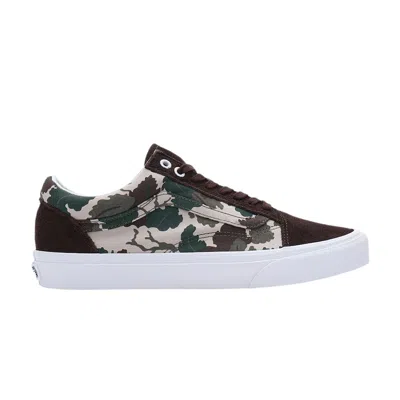 Pre-owned Vans Old Skool 'leaf Camo' In Brown