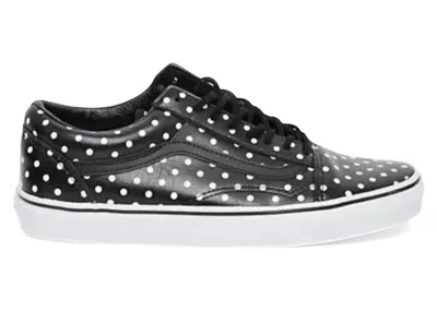 Pre-owned Vans Old Skool Leather Polka Dot (women's) Sneakers In Black/polka Dots