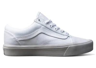 Pre-owned Vans Old Skool Lite Pastel Pop (women's) Sneakers In White/lavender