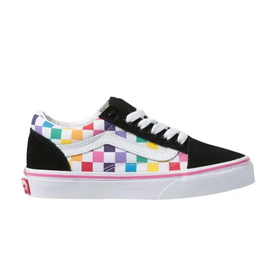Pre-owned Vans Old Skool Little Kids 'rainbow Checkerboard' | Multi-color | Kid's Size 12 In Multicolor