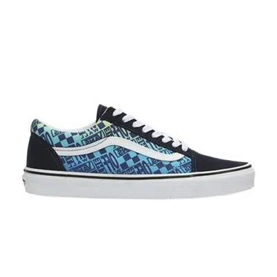 Pre-owned Vans Old Skool 'logo Flame - Parisian Night' In Blue
