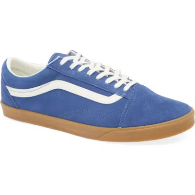 Vans Old Skool Lopro Trainer In Navy/gum