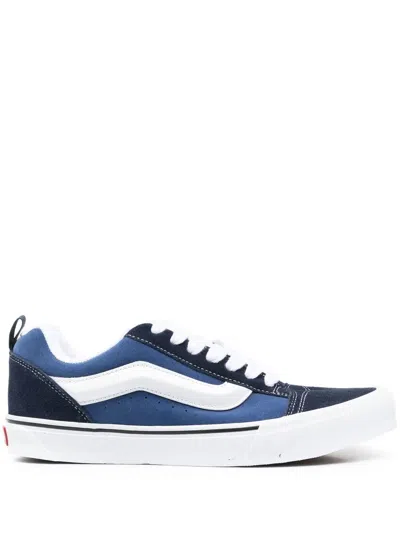 Vans Knu Skool Sneakers In Navy And White