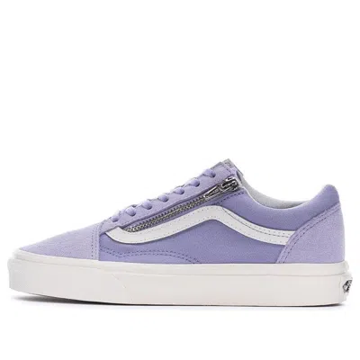 Vans Old Skool Low Tops Casual Skateboarding Shoes Unisex Purple White