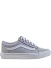 Vans Old Skool Metallic-effect Sneakers In Gray