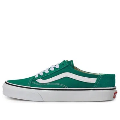 Vans Old Skool Mule Retro Low Tops Casual Skateboarding Shoes Unisex Green