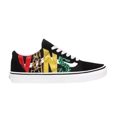 Pre-owned Vans Old Skool 'multi Animal' In Black