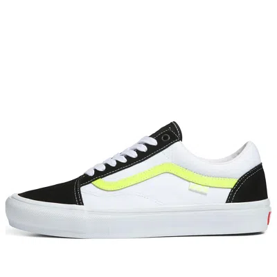 Vans Old Skool Neon Skate 'white Black Green' In Multi