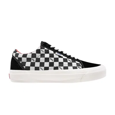 Pre-owned Vans Old Skool Ns Og Lx 'black Checkerboard Logo'