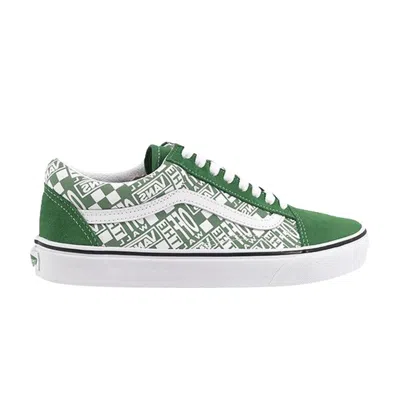 Pre-owned Vans Old Skool 'off The Wall - Green'