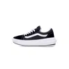 Vans Old Skool Overt Cc Black/white Men's Low Shoe In Black/white