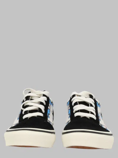 Vans Old Skool Painted Floral Bright Azure In Multi