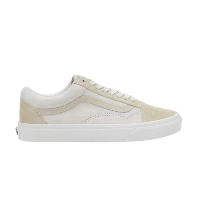 Pre-owned Vans Old Skool 'pig Suede - Castle Wall' In Cream