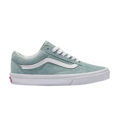 Pre-owned Vans Old Skool 'pig Suede - Grey Mist' In Teal